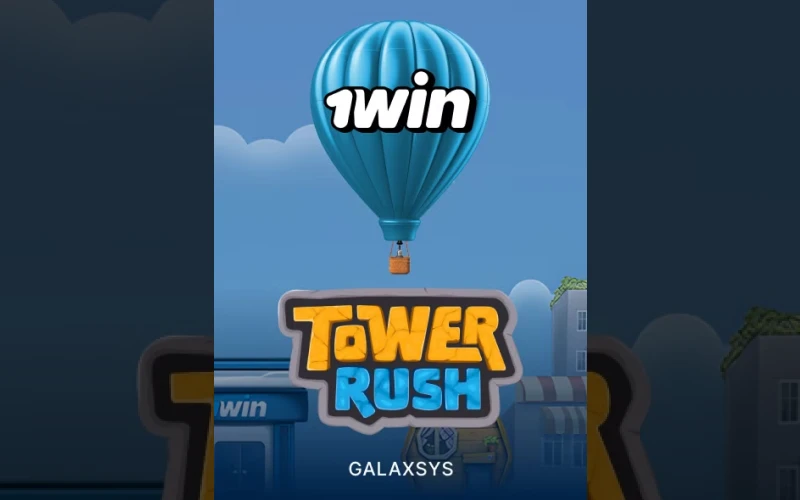 Sube la torre para multiplicar tu apuesta en Tower Rush para jugadores en 1Win.
